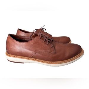 Clarks Collection Draper Brown Leather Oxford Shoes – Men’s Size 8.5 Comfort